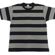 Load image into Gallery viewer, TOYS McCOY Striped T-Shirt Men's Steve McQueen Short Sleeve Horizontal Stripe Tee TMC2435 041 Ivory/Black