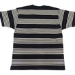 Load image into Gallery viewer, TOYS McCOY Striped T-Shirt Men's Steve McQueen Short Sleeve Horizontal Stripe Tee TMC2435 041 Ivory/Black
