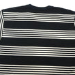 Load image into Gallery viewer, TOYS McCOY Striped T-Shirt Men's Steve McQueen Short Sleeve Horizontal Stripe Tee TMC2435 041 Ivory/Black