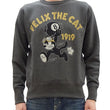 Load image into Gallery viewer, TOYS McCOY Sweatshirt Men's Casual Felix the Cat Graphic Print Sweat Shirt Loop-wheeled Vintage Style TMC2448 030 Faded-Black