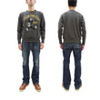 Load image into Gallery viewer, TOYS McCOY Sweatshirt Men's Casual Felix the Cat Graphic Print Sweat Shirt Loop-wheeled Vintage Style TMC2448 030 Faded-Black