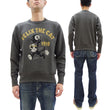 Load image into Gallery viewer, TOYS McCOY Sweatshirt Men's Casual Felix the Cat Graphic Print Sweat Shirt Loop-wheeled Vintage Style TMC2448 030 Faded-Black