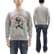 Load image into Gallery viewer, TOYS McCOY Sweatshirt Men's Casual Felix the Cat Graphic Print Sweat Shirt Loop-wheeled Vintage Style TMC2448 021 Ash-Gray
