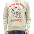 Load image into Gallery viewer, TOYS McCOY Sweatshirt Men's Casual Astronaut Snoopy Graphic Print Sweat Shirt Loop-wheeled Vintage Style TMC2456 041 Faded-Sand-Beige