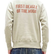 Load image into Gallery viewer, TOYS McCOY Sweatshirt Men's Casual Astronaut Snoopy Graphic Print Sweat Shirt Loop-wheeled Vintage Style TMC2456 041 Faded-Sand-Beige