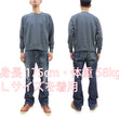Load image into Gallery viewer, TOYS McCOY Plain Sweatshirt Men's Solid Color Garment-dyed Lightweight French Terry Shirt TMC2461 121 Faded-Blue