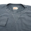 Load image into Gallery viewer, TOYS McCOY Plain Sweatshirt Men's Solid Color Garment-dyed Lightweight French Terry Shirt TMC2461 121 Faded-Blue