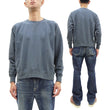 Load image into Gallery viewer, TOYS McCOY Plain Sweatshirt Men's Solid Color Garment-dyed Lightweight French Terry Shirt TMC2461 121 Faded-Blue