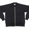 Load image into Gallery viewer, TOYS McCOY Zip-Up Sweatshirt Men's Casual C-2 Style No Hood Full Zip Sweatshirt with Rib Panel TMC2464 030 Black