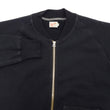 Load image into Gallery viewer, TOYS McCOY Zip-Up Sweatshirt Men's Casual C-2 Style No Hood Full Zip Sweatshirt with Rib Panel TMC2464 030 Black