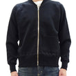 Load image into Gallery viewer, TOYS McCOY Zip-Up Sweatshirt Men's Casual C-2 Style No Hood Full Zip Sweatshirt with Rib Panel TMC2464 030 Black