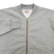 Load image into Gallery viewer, TOYS McCOY Zip-Up Sweatshirt Men's Casual C-2 Style No Hood Full Zip Sweatshirt with Rib Panel TMC2464 021 Ash-Gray