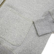 Load image into Gallery viewer, TOYS McCOY Zip-Up Sweatshirt Men's Casual C-2 Style No Hood Full Zip Sweatshirt with Rib Panel TMC2464 021 Ash-Gray