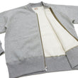 Load image into Gallery viewer, TOYS McCOY Zip-Up Sweatshirt Men's Casual C-2 Style No Hood Full Zip Sweatshirt with Rib Panel TMC2464 021 Ash-Gray
