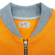 Load image into Gallery viewer, TOYS McCOY Zip-Up Sweatshirt Men's Casual C-2 Style No Hood Full Zip Sweatshirt with Rib Panel TMC2464 070 Orange x Ash-Gray