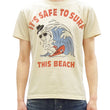 Load image into Gallery viewer, TOYS McCOY Graphic Loopwheel T-shirt Men's Short Sleeve Casper the Friendly Ghost Surfing Printed Tee TMC2504 Garment-Dyed Finish 040 Faded-Natural