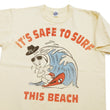 Load image into Gallery viewer, TOYS McCOY Graphic Loopwheel T-shirt Men's Short Sleeve Casper the Friendly Ghost Surfing Printed Tee TMC2504 Garment-Dyed Finish 040 Faded-Natural