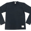 Load image into Gallery viewer, TOYS McCOY Steve McQueen Inspired Long Sleeve Pocket T-Shirt - Men's Solid Color Loopwheeled Tee - TMC2543 030 Black