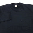Load image into Gallery viewer, TOYS McCOY Steve McQueen Inspired Long Sleeve Pocket T-Shirt - Men's Solid Color Loopwheeled Tee - TMC2543 030 Black