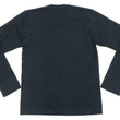 Load image into Gallery viewer, TOYS McCOY Steve McQueen Inspired Long Sleeve Pocket T-Shirt - Men's Solid Color Loopwheeled Tee - TMC2543 030 Black