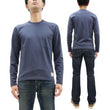 Load image into Gallery viewer, TOYS McCOY Steve McQueen Inspired Long Sleeve Pocket T-Shirt - Men's Solid Color Loopwheeled Tee - TMC2543 121 Faded Blue