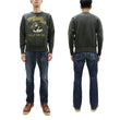 Load image into Gallery viewer, TOYS McCOY Men's Felix the Cat Sweatshirt - Vintage-Style Heavyweight Loopwheel Fleece - Made in Japan (TMC2547 030 Faded black)