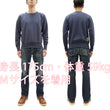 Load image into Gallery viewer, TOYS McCOY Men's Solid Color Loopwheel Sweatshirt - Vintage-Inspired, Tubular Knit Fleece - Made in Japan (TMC2566 141 Navy Gray)