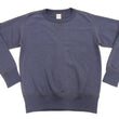 Load image into Gallery viewer, TOYS McCOY Men's Solid Color Loopwheel Sweatshirt - Vintage-Inspired, Tubular Knit Fleece - Made in Japan (TMC2566 141 Navy Gray)