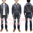 Load image into Gallery viewer, TOYS McCOY Men's Heavyweight Full Zip Hoodie - Vintage-Style Zip-Up Solid Hooded Sweatshirt TMC2567 141 Faded Navy-Gray