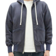 Load image into Gallery viewer, TOYS McCOY Men's Heavyweight Full Zip Hoodie - Vintage-Style Zip-Up Solid Hooded Sweatshirt TMC2567 141 Faded Navy-Gray
