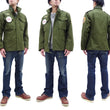 Load image into Gallery viewer, TOYS McCOY Jacket Men's Replica Taxi Driver Travis Bickle M-65 Field Jacket TMJ2320 M65 Olive