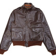 Load image into Gallery viewer, TOYS McCOY Jacket Men's A-2 Flight Jacket Plain A2 Leather Bomber Jacket TMJ2325 Seal Brown