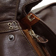 Load image into Gallery viewer, TOYS McCOY Jacket Men's A-2 Flight Jacket Plain A2 Leather Bomber Jacket TMJ2325 Seal Brown