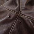 Load image into Gallery viewer, TOYS McCOY Jacket Men's A-2 Flight Jacket Plain A2 Leather Bomber Jacket TMJ2325 Seal Brown