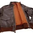 Load image into Gallery viewer, TOYS McCOY Jacket Men's A-2 Flight Jacket Plain A2 Leather Bomber Jacket TMJ2325 Seal Brown