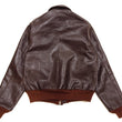 Load image into Gallery viewer, TOYS McCOY Jacket Men's A-2 Flight Jacket Plain A2 Leather Bomber Jacket TMJ2325 Seal Brown