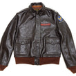 Laden Sie das Bild in den Galerie-Viewer, TOYS McCOY Steve McQueen A-2 Flight Jacket Men's A2 Leather Bomber Jacket TMJ2412 Seal-Brown