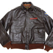 Laden Sie das Bild in den Galerie-Viewer, TOYS McCOY Steve McQueen A-2 Flight Jacket Men's A2 Leather Bomber Jacket TMJ2412 Seal-Brown