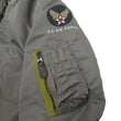 Load image into Gallery viewer, TOYS McCOY MA-1 Flight Jacket Men's Reproduction of Albert Turner MA1 Bomber Jacket TMJ2432 Sage-Gray