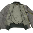 Load image into Gallery viewer, TOYS McCOY MA-1 Flight Jacket Men's Reproduction of Albert Turner MA1 Bomber Jacket TMJ2432 Sage-Gray