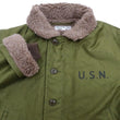 Load image into Gallery viewer, TOYS McCOY Jacket Men's Reproduction of US Navy N-1 Deck Jacket N1 Olive TMJ2436