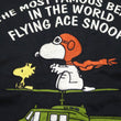 Load image into Gallery viewer, TOYS McCOY Snoopy Embroidered Jacket Men's Casual Vietnam Tour Jacket Style Souvenir Jacket TMJ2504 Black