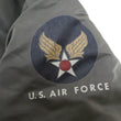 Load image into Gallery viewer, TOYS McCOY Men's MA-1 Flight Jacket - Albert Turner Reproduction, Sage Gray Nylon Bomber Jacket, Made in Japan TMJ2533