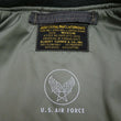 Load image into Gallery viewer, TOYS McCOY Men's MA-1 Flight Jacket - Albert Turner Reproduction, Sage Gray Nylon Bomber Jacket, Made in Japan TMJ2533
