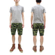 Load image into Gallery viewer, TOYS McCOY Cargo Shorts Men's Classic U.S. Army Fatigue-Inspired Casual Short Pants TMP1802 161 Tiger Stripe Camouflage Pattern