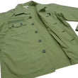 Load image into Gallery viewer, TOYS McCOY Utility Shirt Men's Custom Patched Printed Long Sleeve Button Up Shirt TMS2303 160 Olive