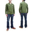 Load image into Gallery viewer, TOYS McCOY Utility Shirt Men's Ripstop Plain Long Sleeve Button Up Shirt TMS2304 160 Olive