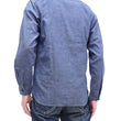 Laden Sie das Bild in den Galerie-Viewer, TOYS McCOY Blue Chambray Shirt Men's Steve McQueen Long Sleeve Button Up Work Shirt TMS2308