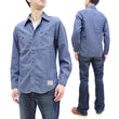 Laden Sie das Bild in den Galerie-Viewer, TOYS McCOY Blue Chambray Shirt Men's Steve McQueen Long Sleeve Button Up Work Shirt TMS2308