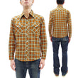 Load image into Gallery viewer, TOYS McCOY Taxi Driver Shirt Men's Long Sleeve Plaid Western Snap Shirt TMS2404 Yellow